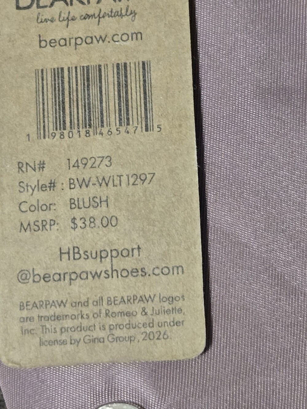 Bearpaw Double Pouch Nylon Wallet Wristlet - Picture 2 of 2